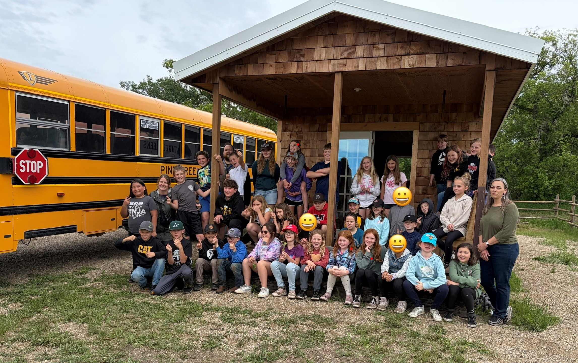 Walk with Pine Creek School Division Students